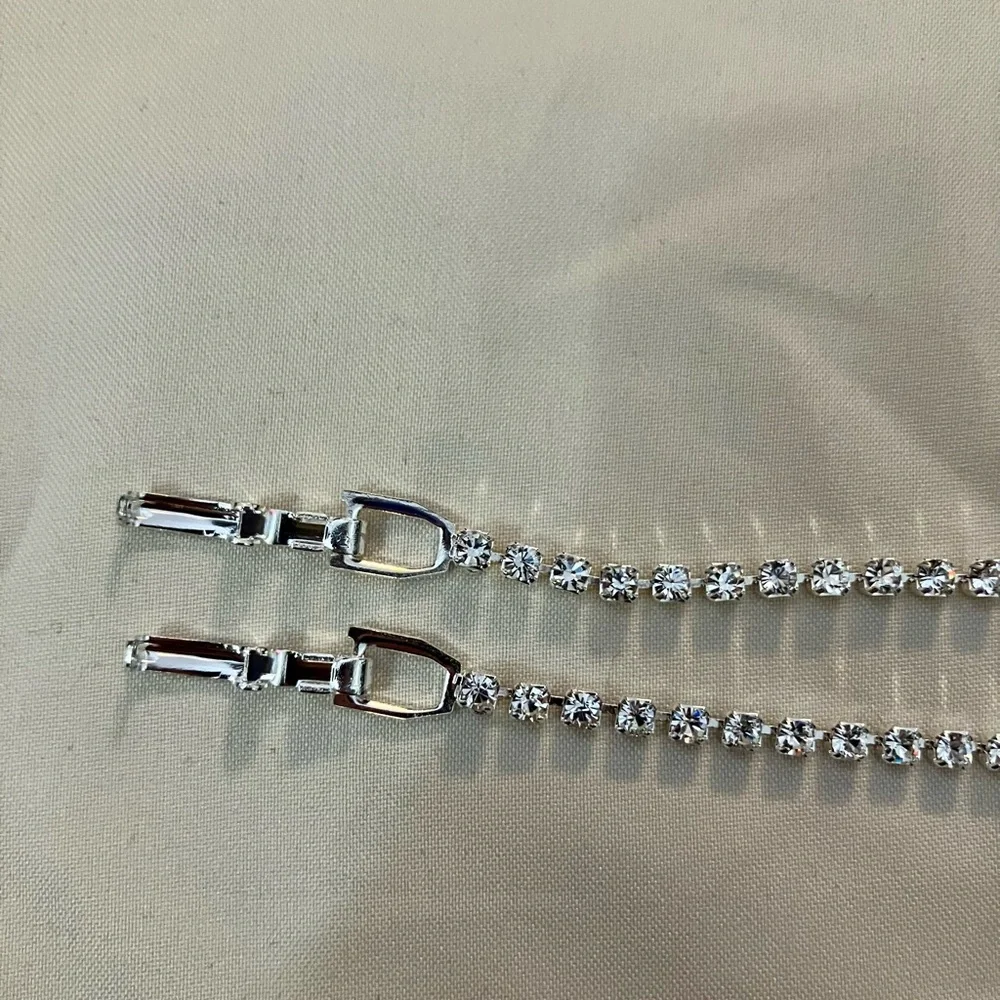 Swarovski Crystal Tennis Bracelets - Silver Tone - Picture 4 of 6